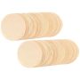 200 Pieces Coffee Filter Paper Round Wood Pulp Filter Paper
