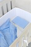 White Cot Bumper - Cover & Inner