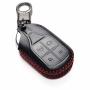 Vitodeco Genuine Leather Smart Key Fob Case Cover Protector With Key Chain Clip - Compatible For Maserati Ghibli Levante Quattro