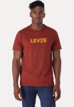 Levi's Graphic Crew Neck Tee Za Ssnl Headline Lo - Red