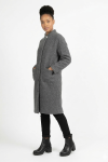 Long Line Coat - XXL Charcoal