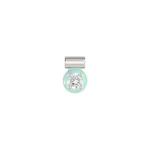 Seimia Pendant Cz With Turquoise Enamel