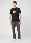 Ben Sherman Sneaky Target Black T-Shirt - XXL Black