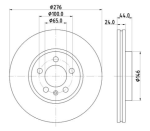 Stone Brake Disc Set Front BR15396