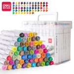 Sketch Marker Triangular Dual Chisel And Bullet Tip 60 Colours – 70802-60