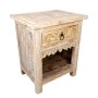 Jemma Bedside Pedestal With Open Shelf Sotran Dekorativ