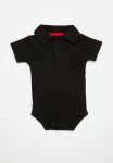 PoP Candy Collared Romper - Black