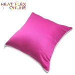 Sublimation Pillowcase With Pillow – White & Pink 34X34CM