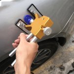 Car Paintless Body Dent Repair Tools Dent Repair Kit Car Dent Puller Tabs Removal Body Damage Fix Tool With Mats Minor Dent Remo
