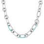 Drusilla Necklace In Stainless Steel Chain With Enamel