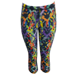 Funky 3 4 Leggings - Spectrum - Ladies L - 36