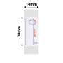 NB172 - NIIMBOT - D11 / D101 / D110 / H1S - 14X30MM - 210 LUCKY DUCK LABELS