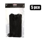 Face Mask Adult Disposable 5PC Black Marketplace Brits Bros