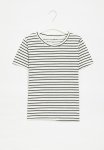 PoP Candy Striped Tee - Black & White