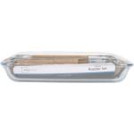 3PC Glass Roaster Set 1EA 1 Ea