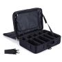 Bellade Travel Makeup Case Cosmetic Case Portable With Adjustable Dividers
