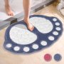 1PC Dog Footprint Bathmat Memory Foam Soft Cozy Bathroom Floor Rug Non Slip Washable Carpet Durable Super Absorbent Doormat Home Decor Bathroom Decor