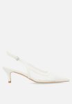 Roue Slingback Heel - White