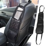 Car Seat Side Organizer - Multi-pocket Storage Bag With Drink Holder Phone & Wallet Mesh Pockets For Auto Interior Accessories