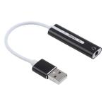 Aluminum Shell 3.5MM Jack External USB Sound Card Hifi Magic Voice 7.1 Channel Adapter Free Drive For Computer Desktop Speakers