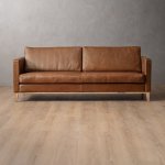 Cape Town 3-SEATER Leather Couch Butterscotch