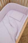 Lilac Gingham Cot Duvet Cover - Incl Pillow Inner