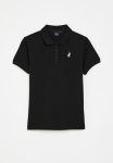 Polo Girls Nina Short Sleeve Golfer - Black