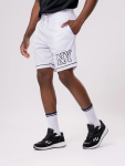 Ny Graphic Sports Shorts - XS White