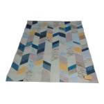 Smte 200CM By 150CM Modern 3D Geometric Design Area Rug A46 With Smte Keyring With Keychain