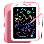 Teriph Lcd Writing Tablet For Kids Unicorn Girl Toys Toddlers Toys Drawing Board Educational Doodle Pad Kid Toy For 3 4 5 6 7