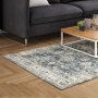 Silkwhisper Printed Carpet Navy Blossom - 200X300CM