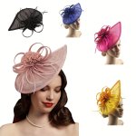 Elegant Kentucky Derby Feather Fascinator Headband - Perfect For Weddings Tea Parties And Festive Occasions