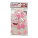 Hot Water Bottle W Cover Rubberpolyester 2L Pink Floral