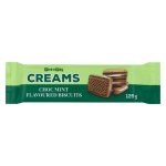 Pnp Choc Mint Flavoured Biscuit Creams 125G