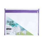 Zip Book A4 Clear Viol Meeco