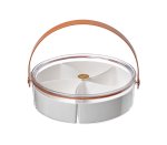 Tray Round W h 5 Div 26 8CM