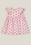 Cotton On Megan Sleeveless Ruffle Dress - Ballerina maeve Flower Stamp