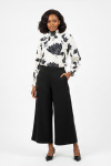 Blouse - XXL Black And White