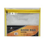 Zip Book A4 Clear Yellow Dafrique