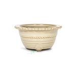 Japanese Shiro Glazed Round Containers - Large 155 D X 85MM H