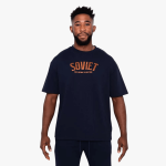 Soviet Mens Revive Fashion T-Shirt In Navy - Navy 2XL