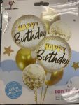 Happy Birthday Gold Bouquet