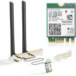 Mecer Wi-fi 6E Pcie Network Card Intel AX210 Bt 5.3