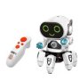 Remote Control Moving Robot Pioneer Toy With Lights And Music White