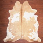 Aa Grade Cow Hide 080 Brown white XL - Extra Large Brown white Panelled