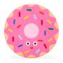 Kikkerland Flexible Silicone Flying Discs Assorted Designs - Doughnut