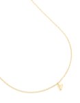 Waterproof Stainless Steel MINI Bubble Letter S Necklace