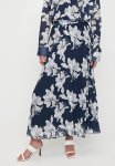 Edit Co-ord Printed Pleated Skirt - Stencil Floral