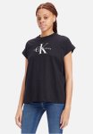 Calvin Klein Archival Monologo Relaxed Tee - Ck Black