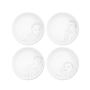 Carrol Boyes 4 Piece Sketchbook Dinner Plate Set Black